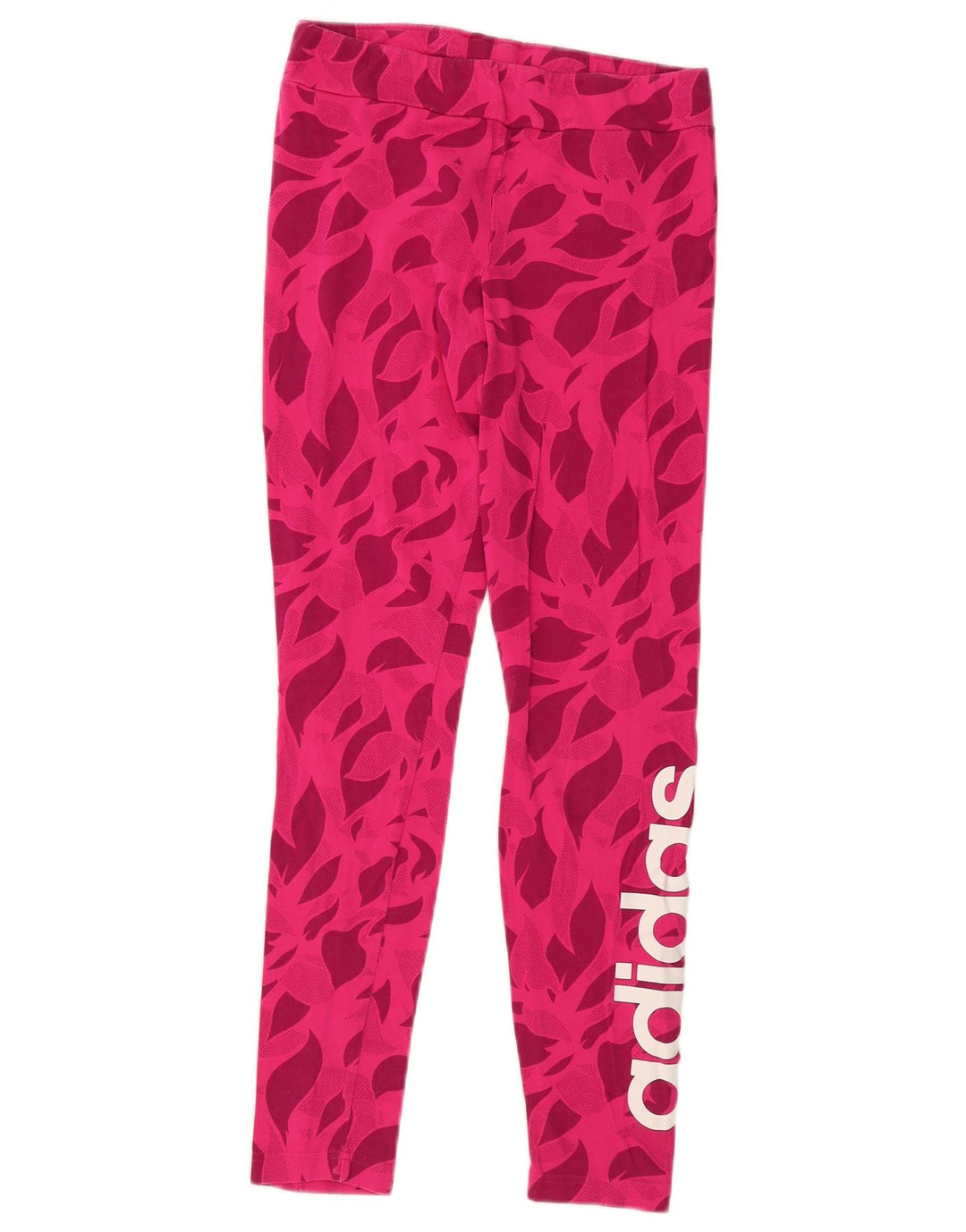 ADIDAS Leggings gráficos para niña 14-15 años Algodón floral rosa