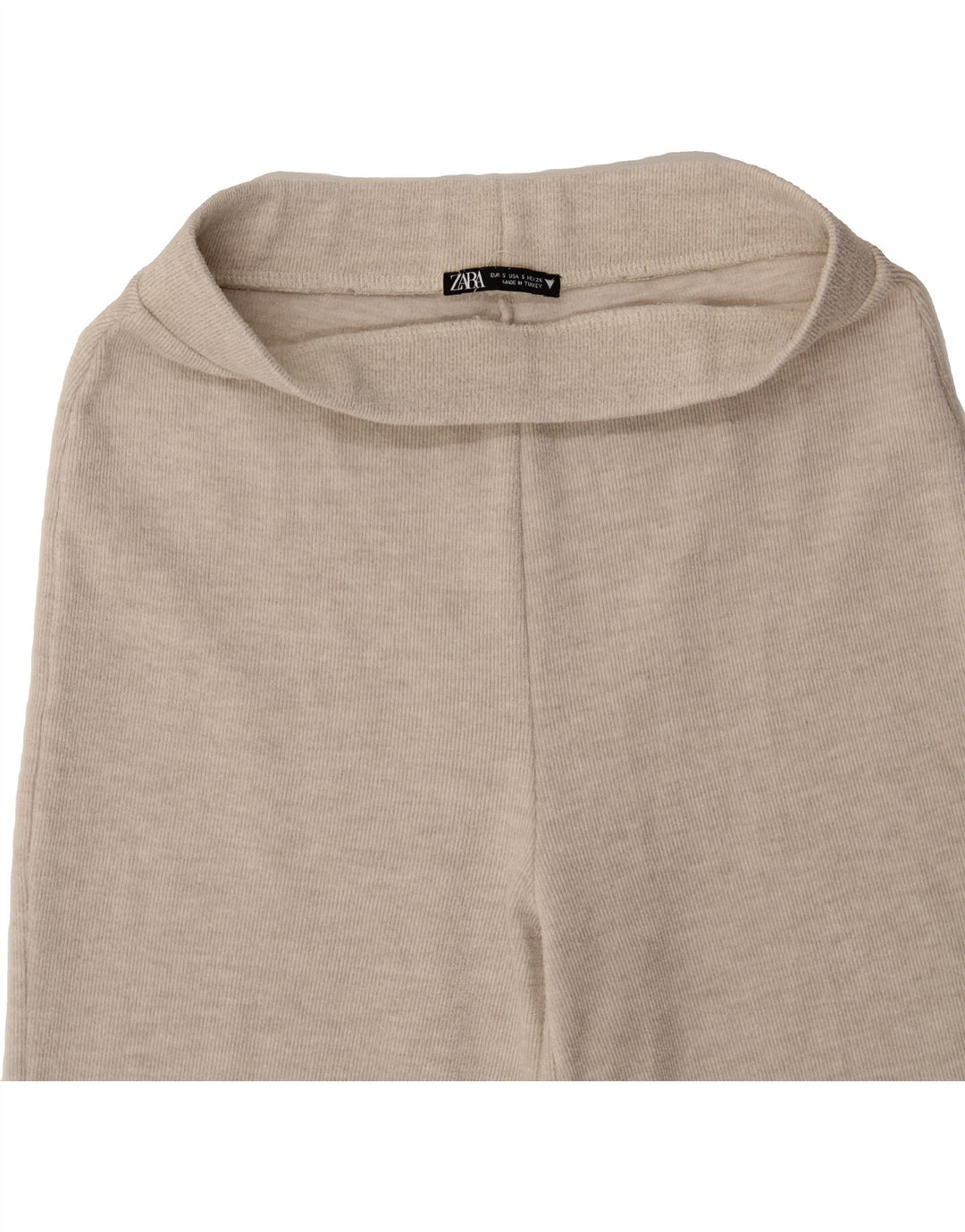 ZARA Womens Tracksuit Trousers UK 10 Small  Beige Polyester Vintage Zara and Second-Hand Zara from Messina Hembry 