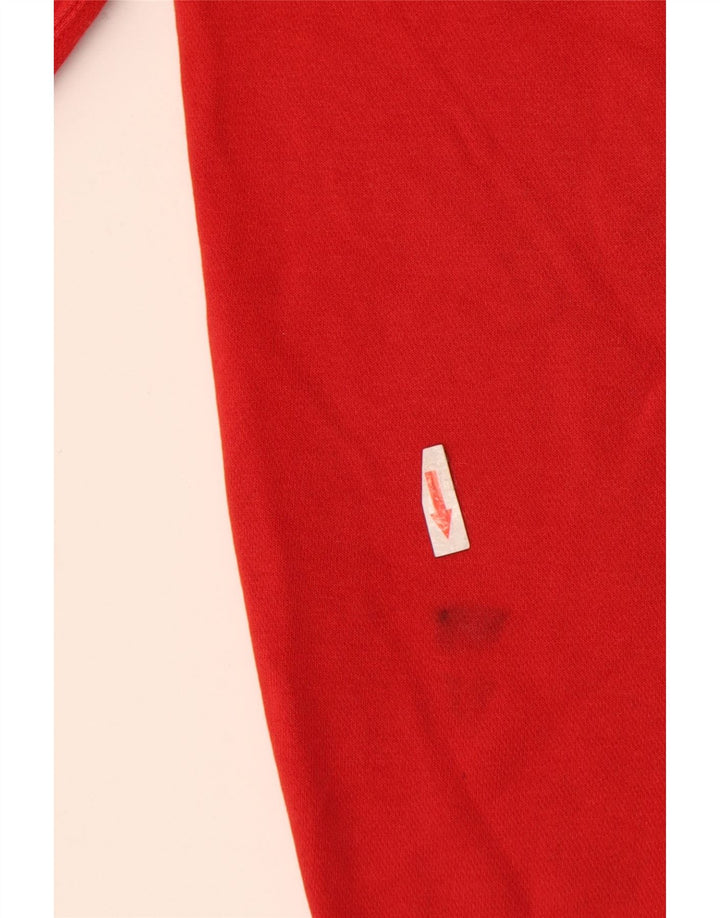 Nike - Sudadera con capucha para hombre, color rojo medio, algodón