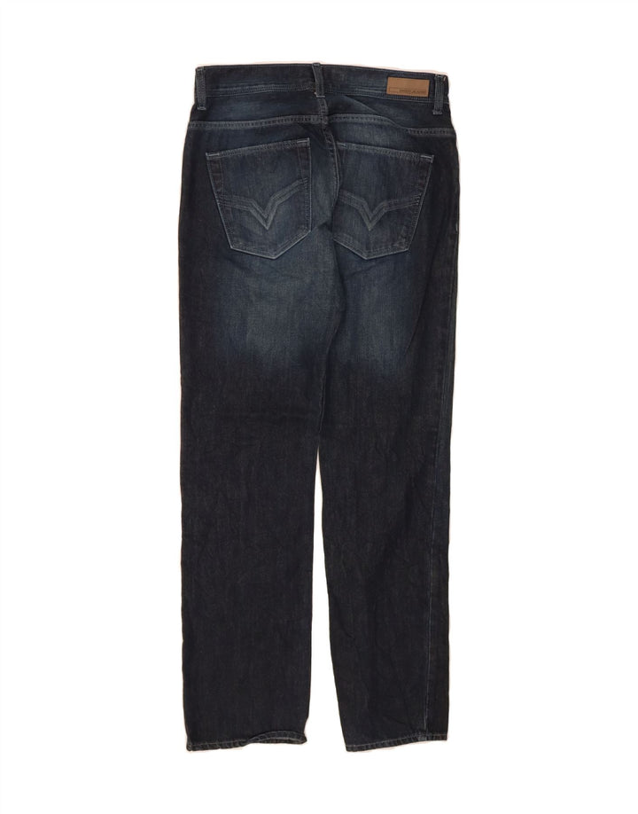 DKNY Womens Straight Jeans W30 L32 Navy Blue Cotton Vintage Dkny and Second-Hand Dkny from Messina Hembry 
