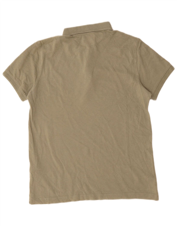 Polo Massimo Dutti Hombre Algodón Caqui Medio
