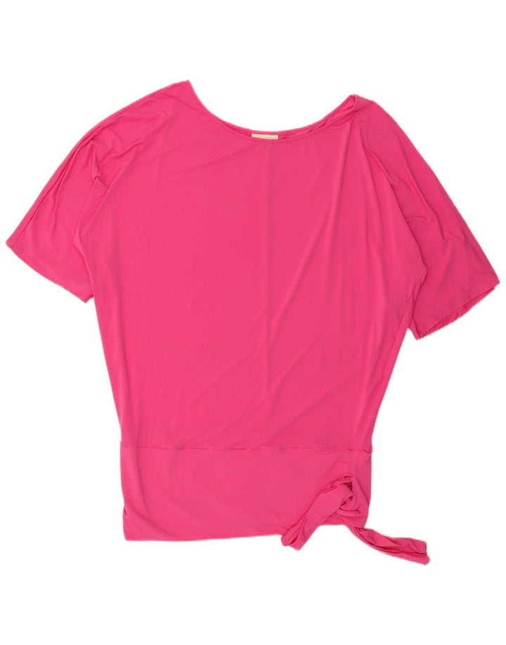 Michael Kors Top tipo túnica extragrande para mujer Reino Unido 46 Nylon rosa grande