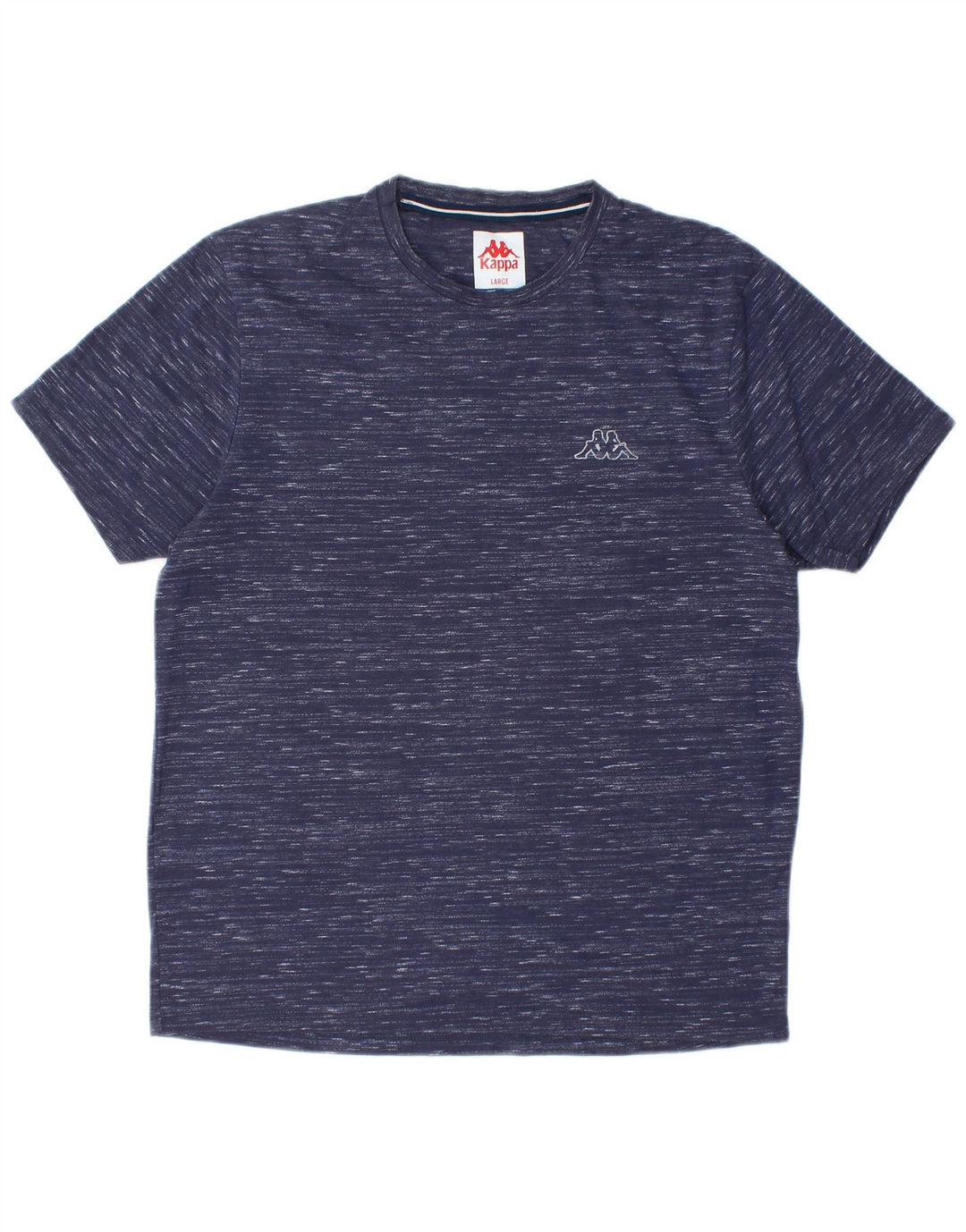KAPPA Camiseta Hombre Top Large Azul Marino Moteado Poliéster