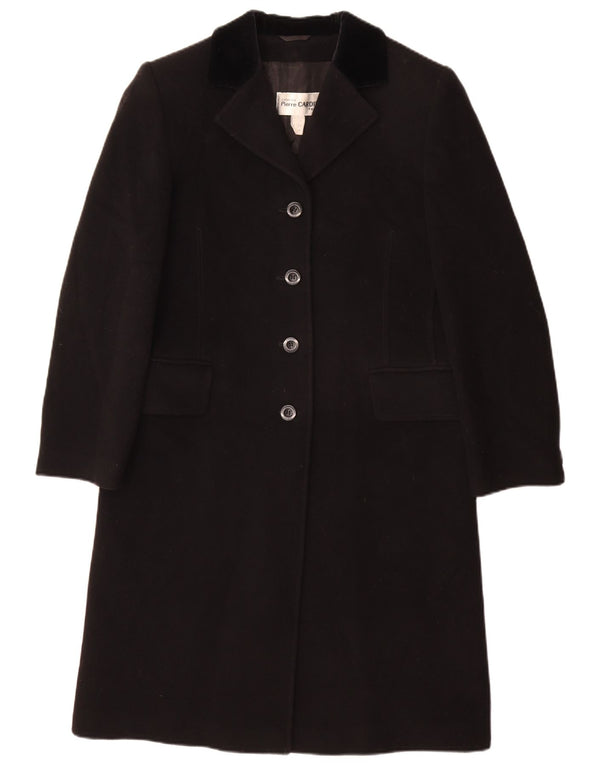 Abrigo para mujer Pierre Cardin EU 38 Medio Lana negra clásica