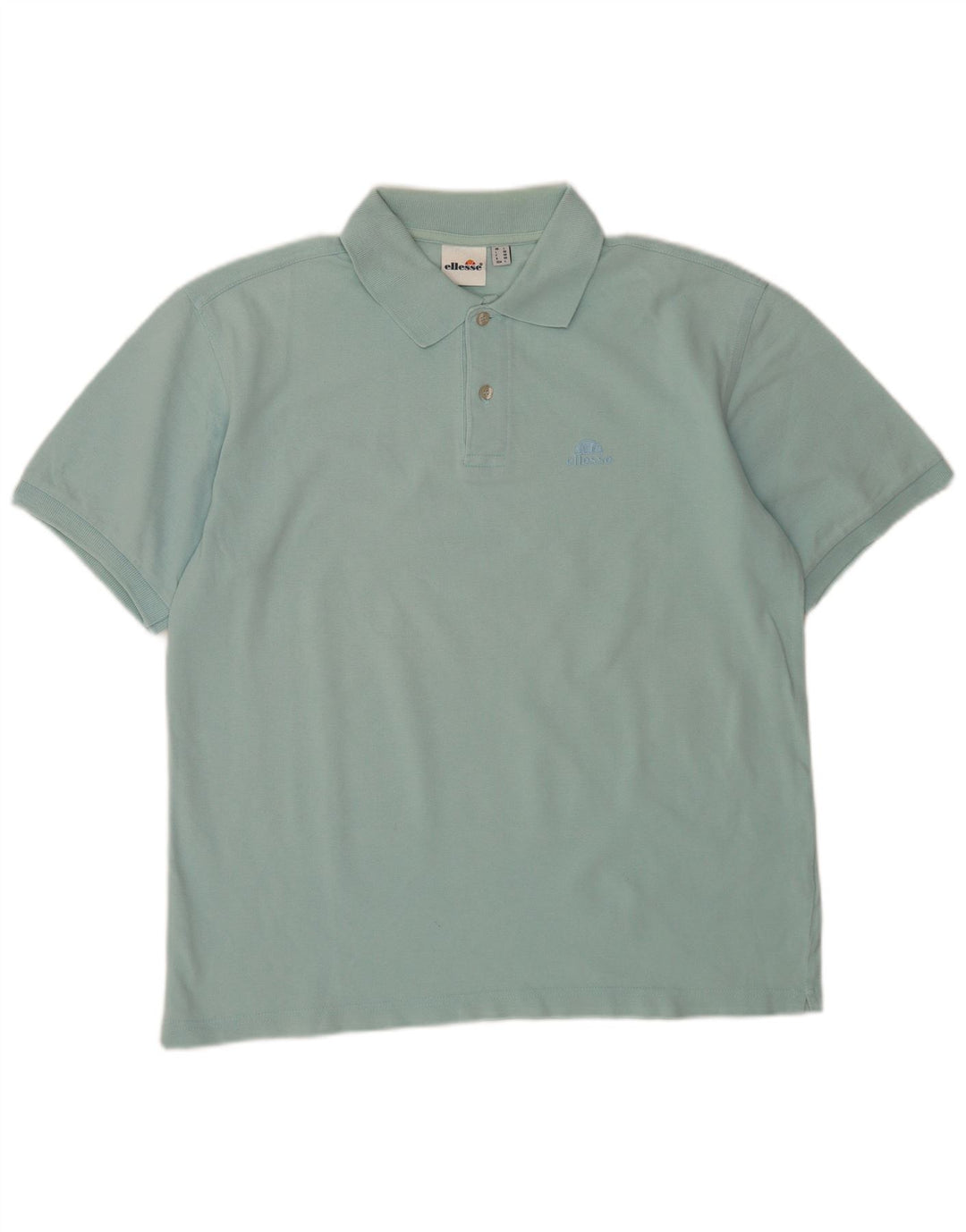Polo Ellesse Hombre Grande Azul Algodón