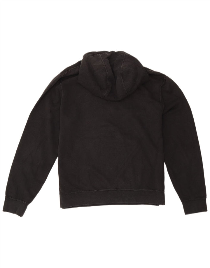 Nike Sudadera con capucha gráfica para hombre, jersey de algodón negro mediano