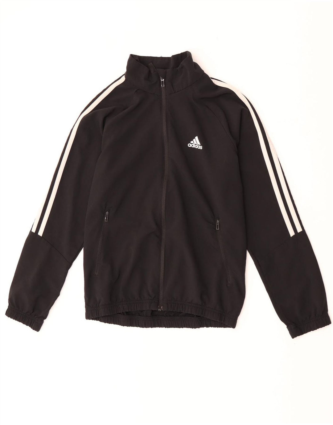 Adidas Chicos Aeroready Chándal Top Chaqueta 11-12 Años Negro Poliéster