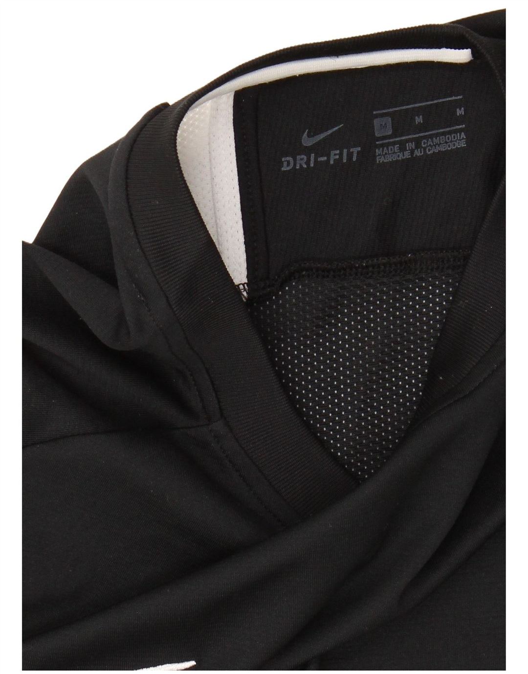Camiseta NIKE Dri Fit para hombre, talla mediana, color negro