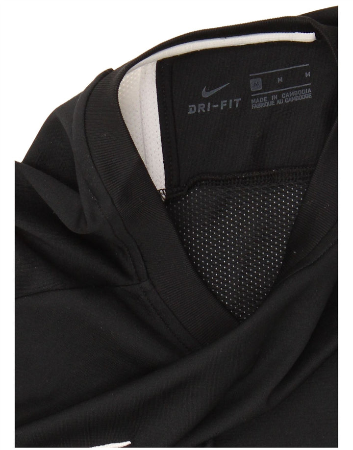 Camiseta NIKE Dri Fit para hombre, talla mediana, color negro