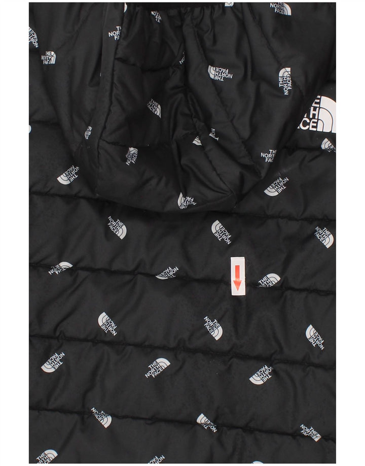 The North Face Chaqueta acolchada con capucha para niños 9-10 años Mediana Negro