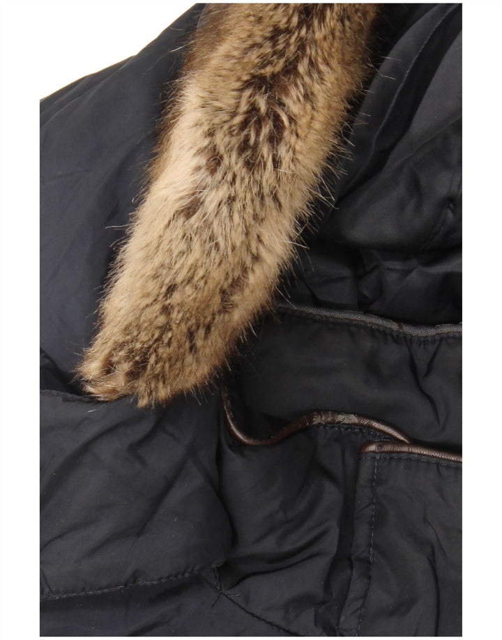 Chaqueta acolchada con capucha para mujer Joules UK 44 Grande Poliéster azul marino