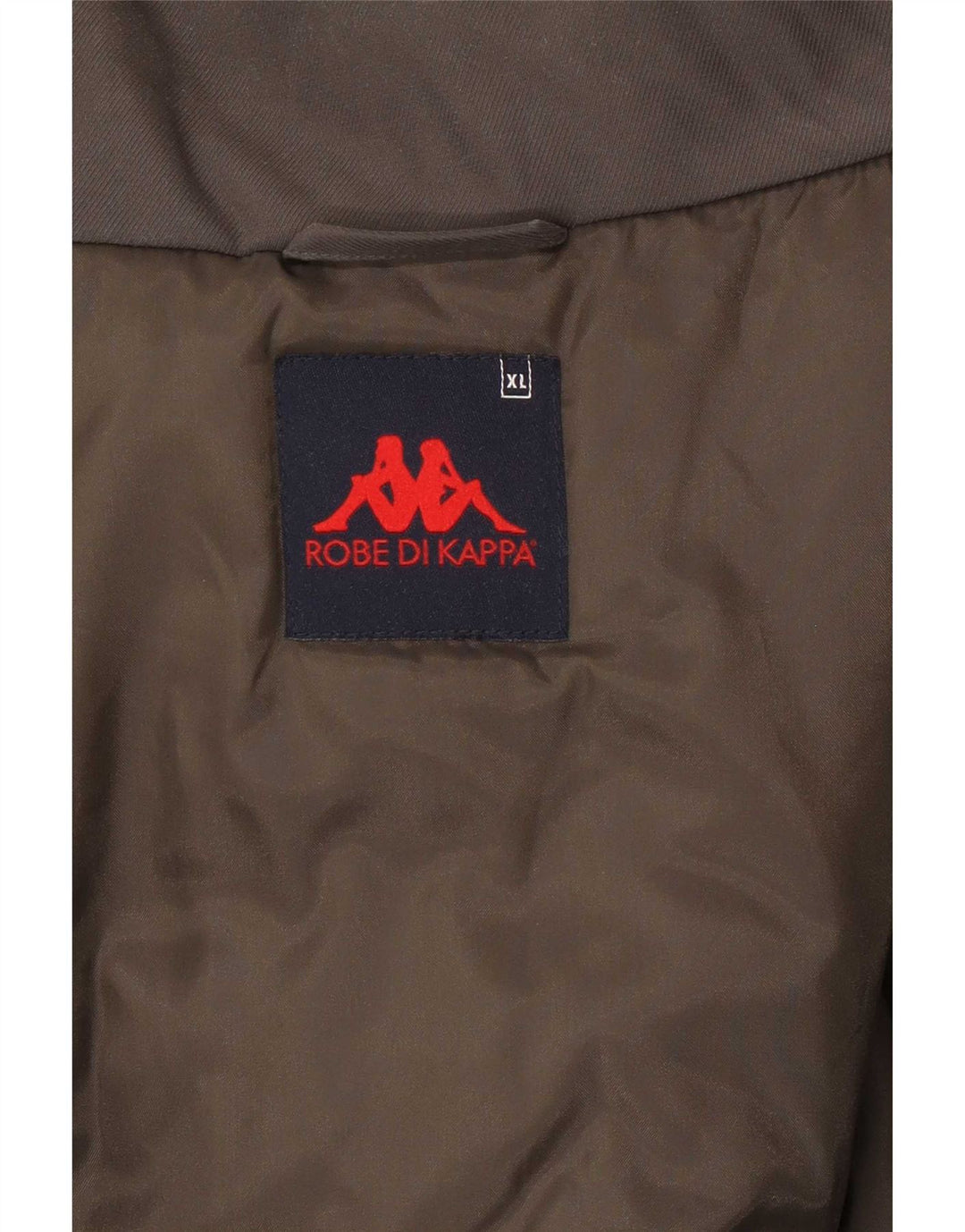 Kappa Chaqueta Cortavientos Hombre UK 42 XL Caqui Poliamida