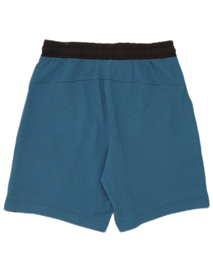 Pantalones cortos deportivos Nike de algodón color block en azul medio - Hombre