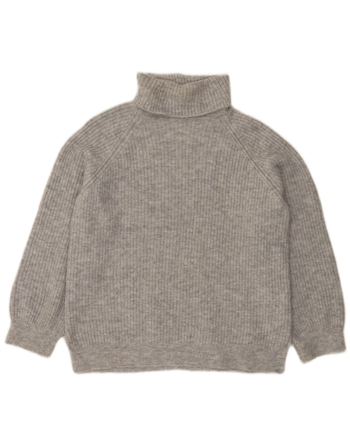 Marks & Spencer Jersey con cuello vuelto para mujer UK 44 Acrílico gris medio