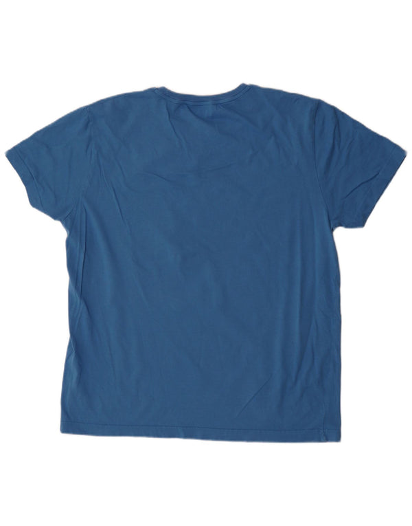 Gant Camiseta Gráfica para Hombre Top XL Algodón Azul