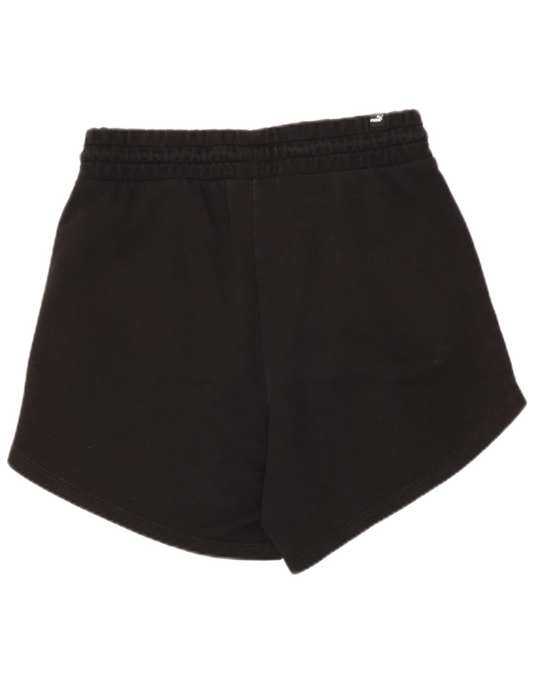 Puma - Pantalones cortos deportivos para mujer, talla 40, algodón negro mediano