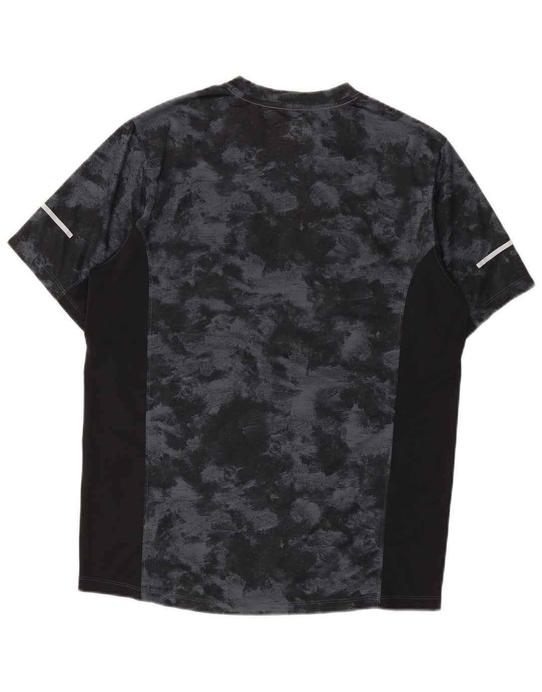 New Balance Hombre Camiseta Top Medium Negro Tie Dye Poliéster