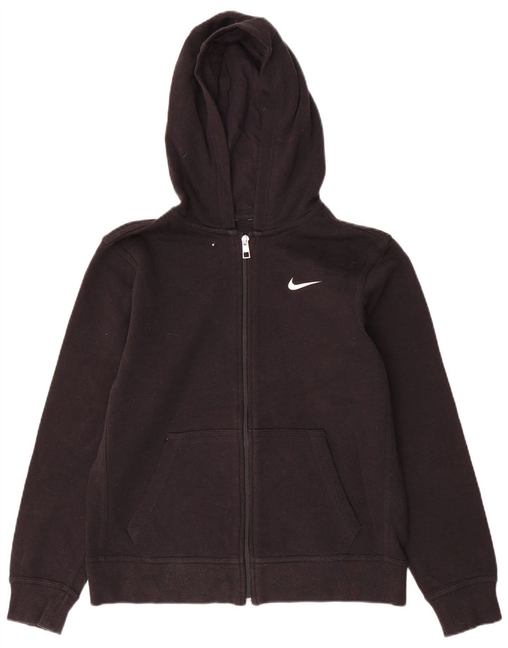 Nike - Sudadera con capucha y cremallera para mujer, talla M, color negro