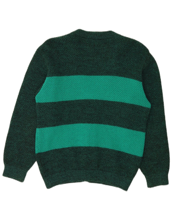 Gomena - Cárdigan para mujer, talla 40, talla grande, color verde, lana virgen