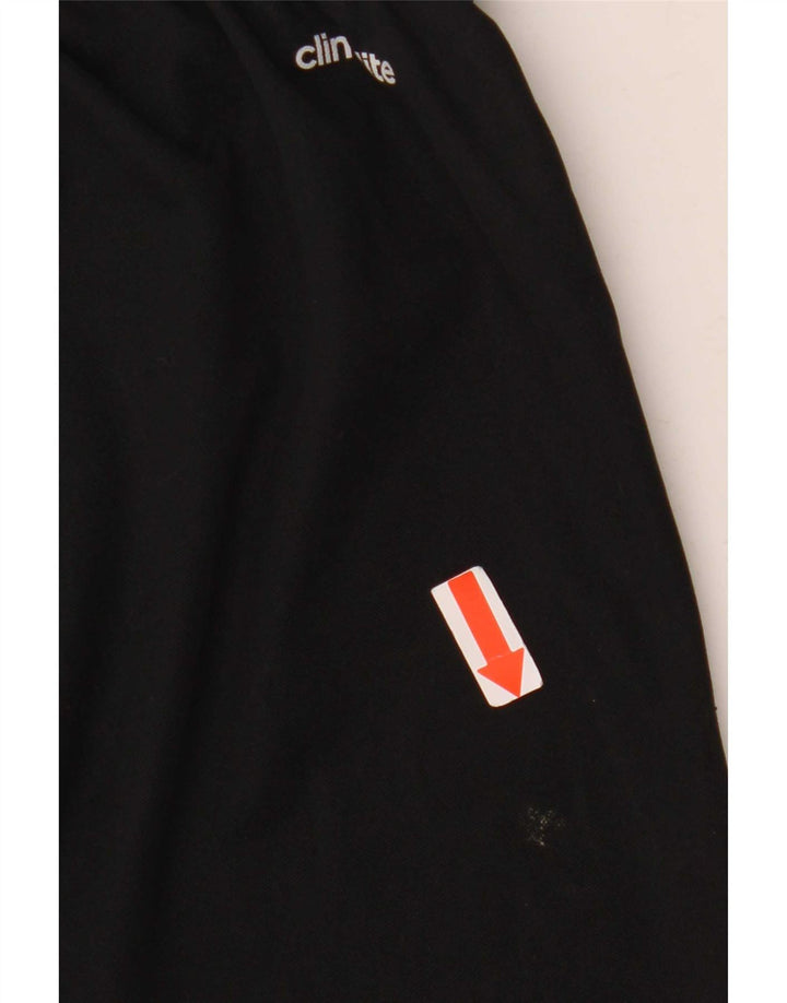 Pantalones cortos deportivos Adidas Climalite para hombre pequeños de poliéster negro