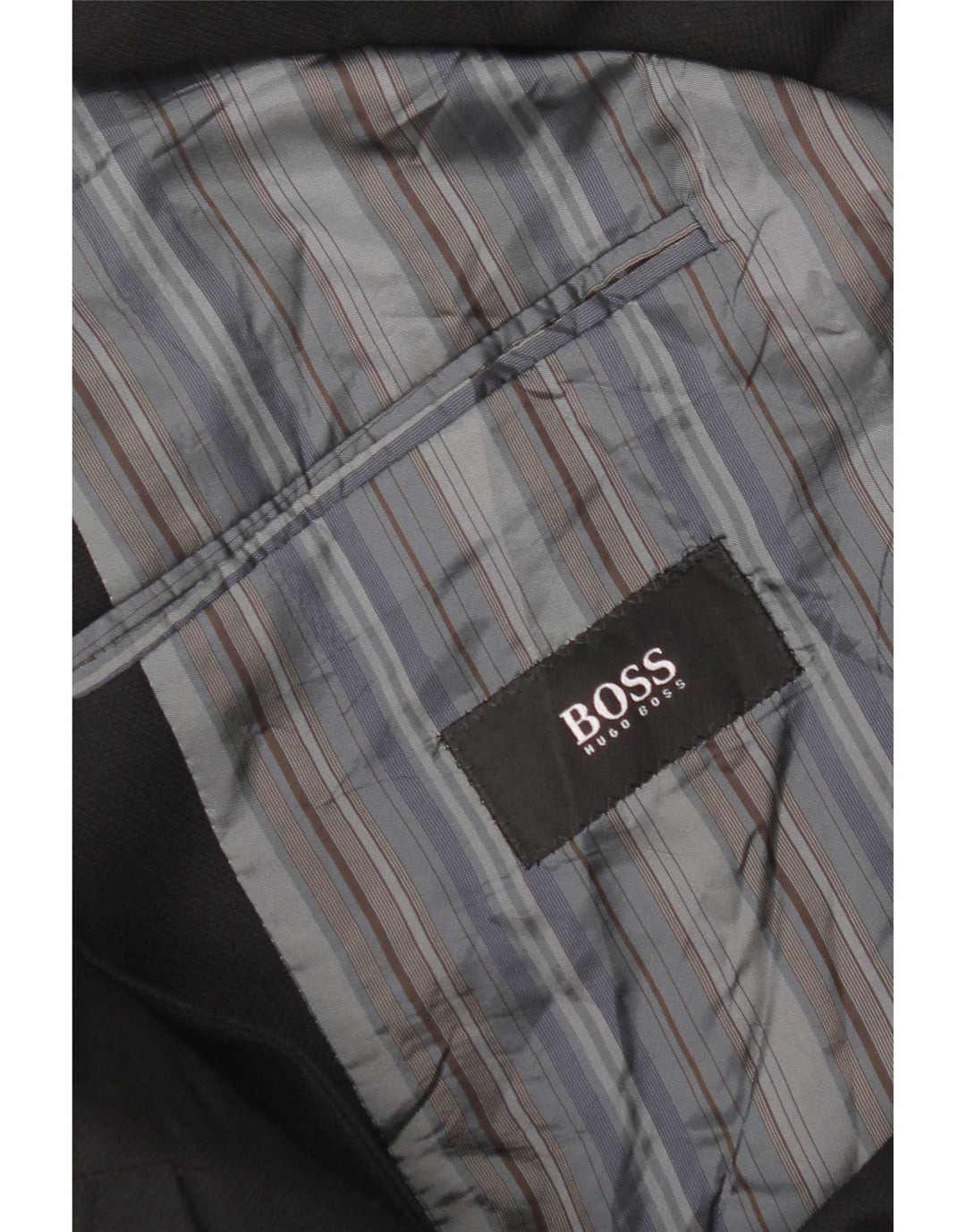 Hugo Boss Chaqueta tipo blazer de 3 botones para hombre EU 56 3XL Lana virgen negra