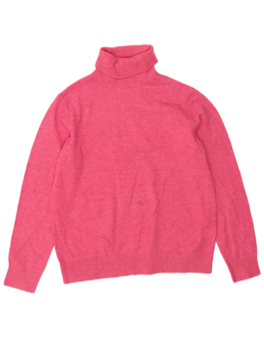 Marks & Spencer Suéter extragrande con cuello vuelto para mujer UK 10 Small Pink