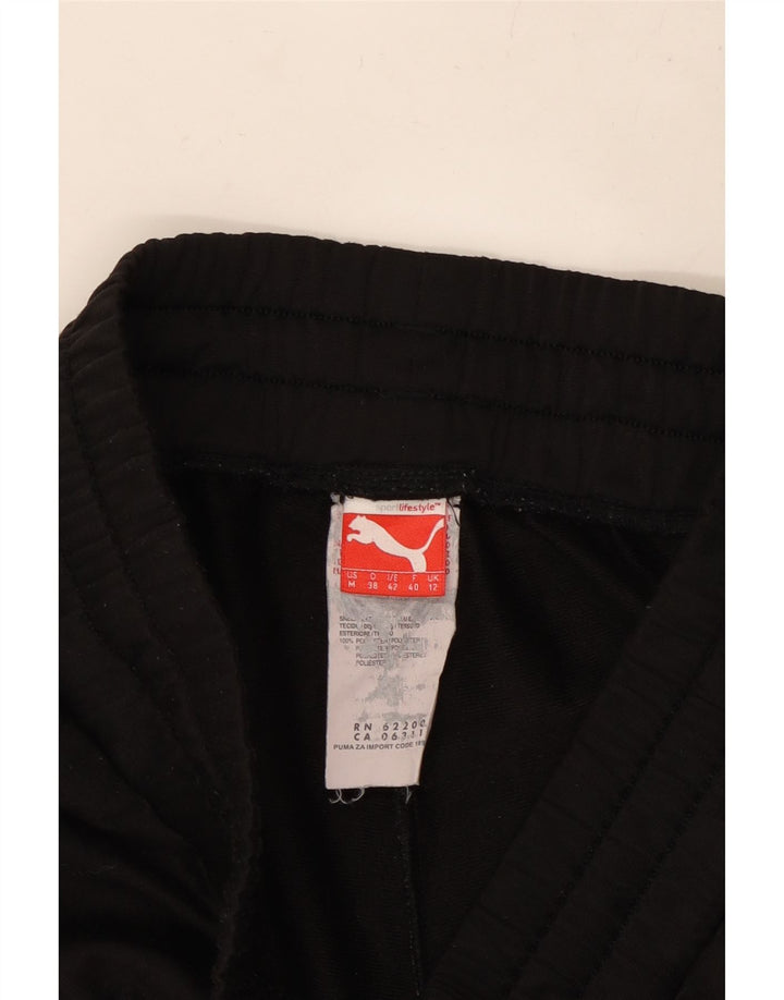 PUMA Pantalones de chándal para mujer Joggers UK 12 Medium Negro Poliéster