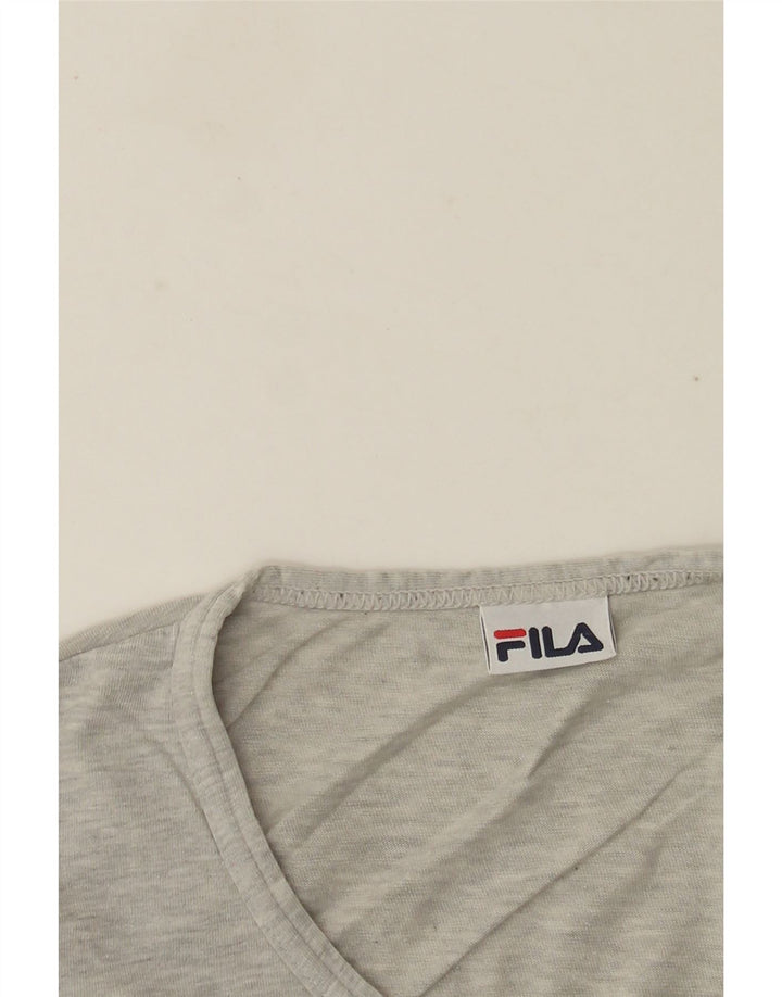 Fila Camiseta para hombre Top Small Grey Moteado
