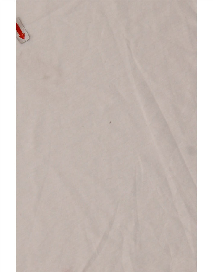 JACK & JONES Hombre Camiseta Top Medium Blanco Algodón