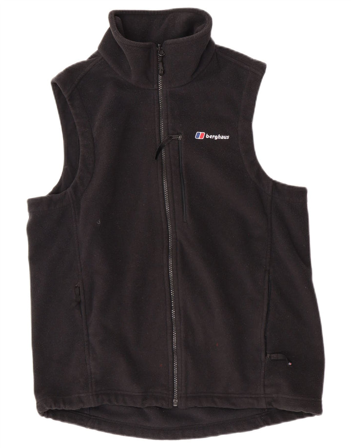 Berghaus Chaleco polar para hombre UK 40 Large Poliéster negro