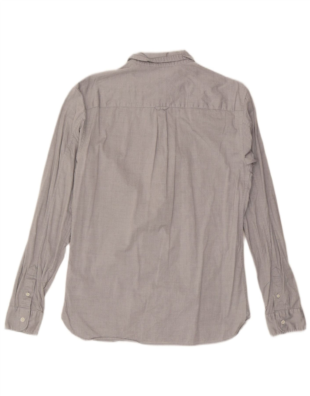 Camisa All Saints Hombre Algodón Gris Medio