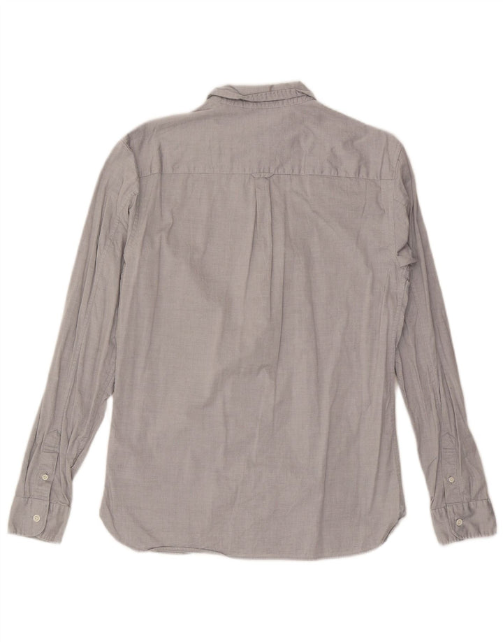Camisa All Saints Hombre Algodón Gris Medio