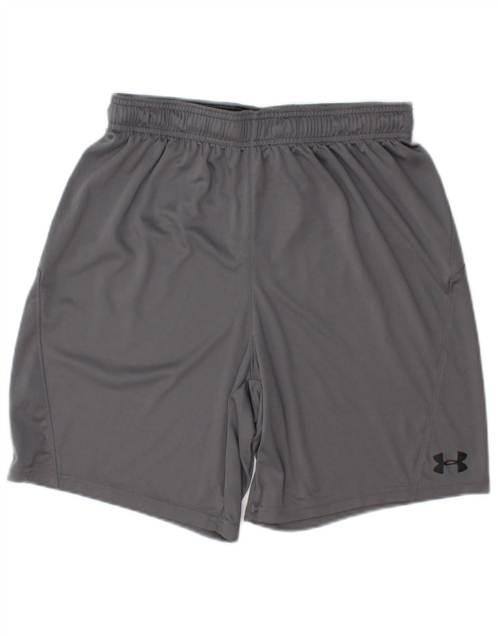 Under Armour Pantalones cortos deportivos Heat Gear para hombre Poliéster gris medio