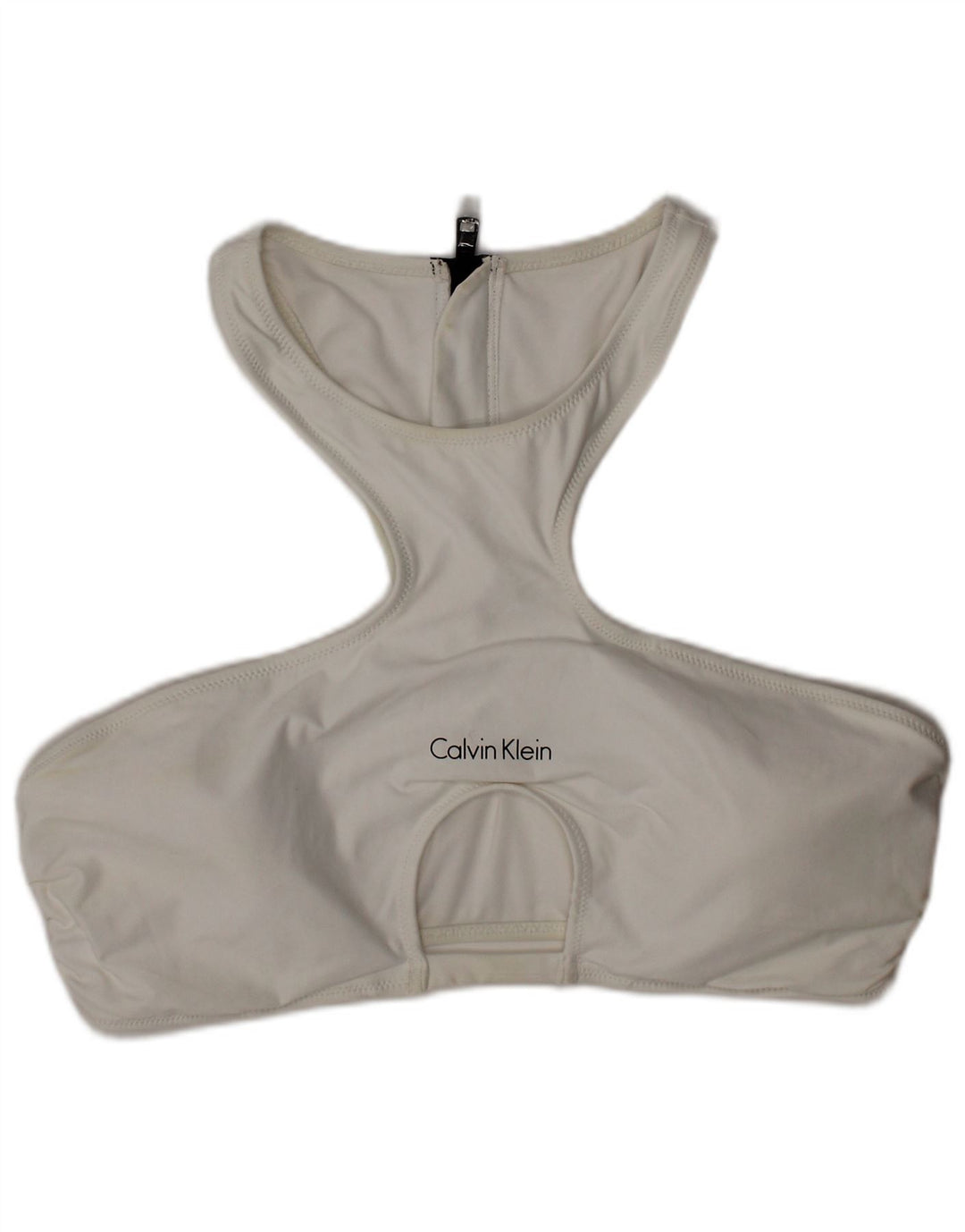 Calvin Klein Traje De Baño Gráfico Para Mujer Poliéster Blanco Grande
