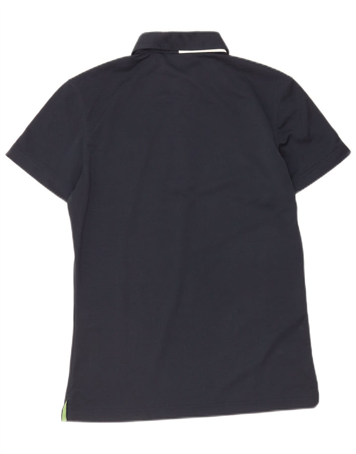 Conte of Florence Polo para hombre pequeño poliéster azul marino