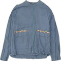 VINTAGE Womens Bomber Jacket IT 54 2XL Blue Vintage Vintage and Second-Hand Vintage from Messina Hembry 
