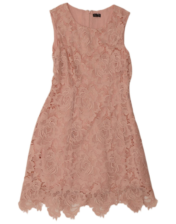 Phase Eight Vestido acampanado sin mangas para mujer UK 46 Grande Rosa Floral