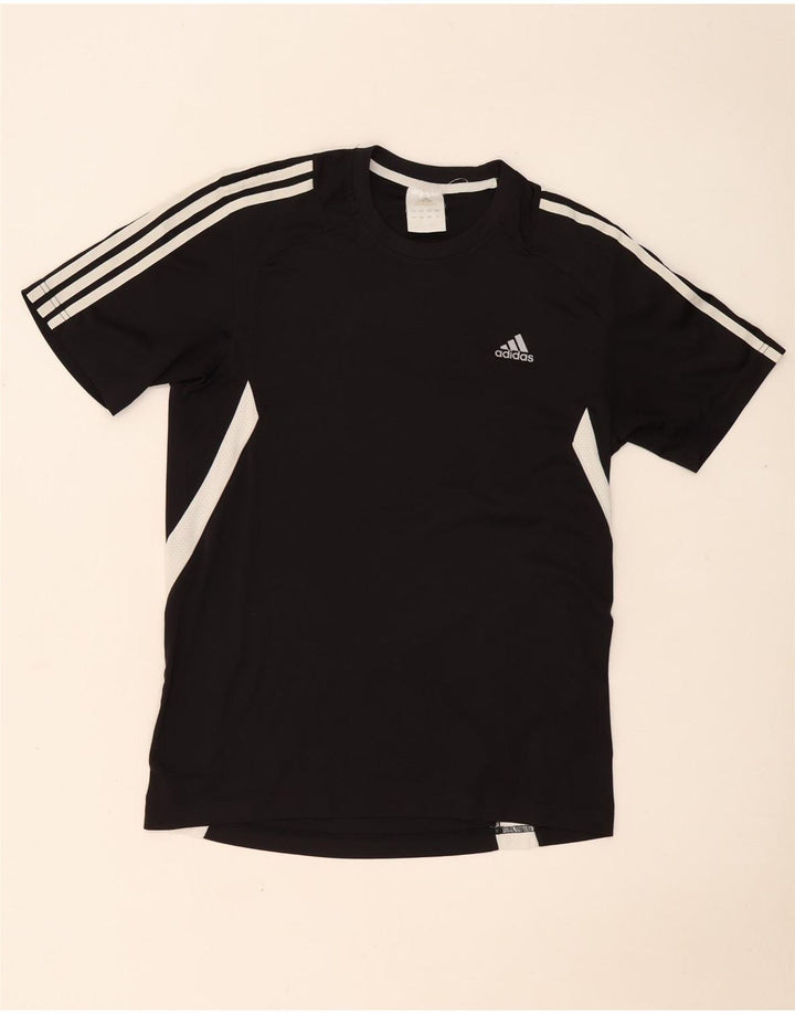 Adidas Hombre Camiseta Top Medium Negro Colorblock Poliéster
