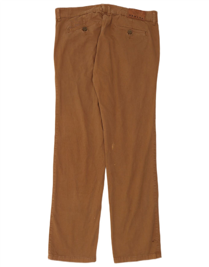 Oakley Pantalones chinos rectos para hombre W34 L33 Marrón