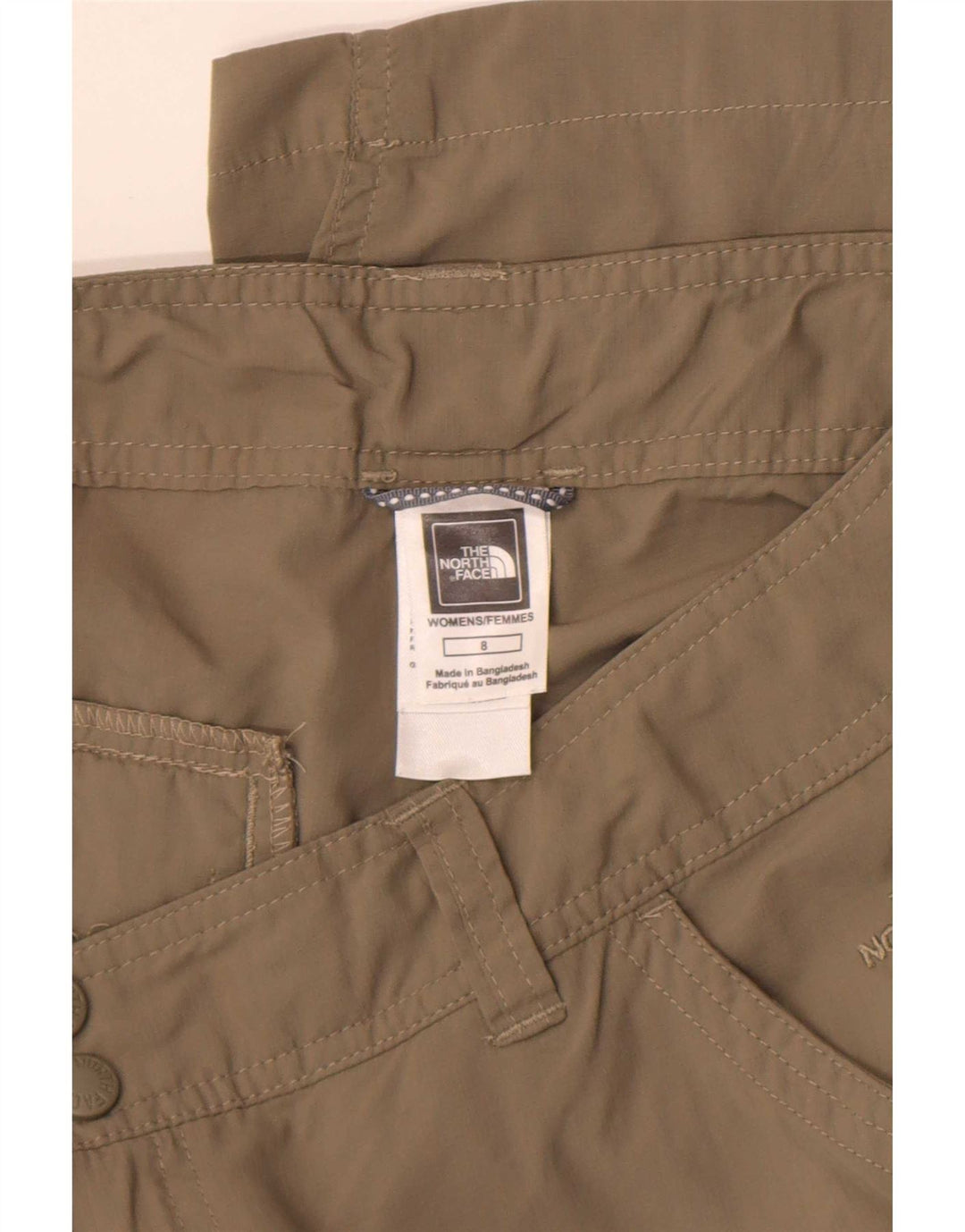 The North Face Pantalones cortos cargo para mujer US 8 Medium W30 Nylon gris