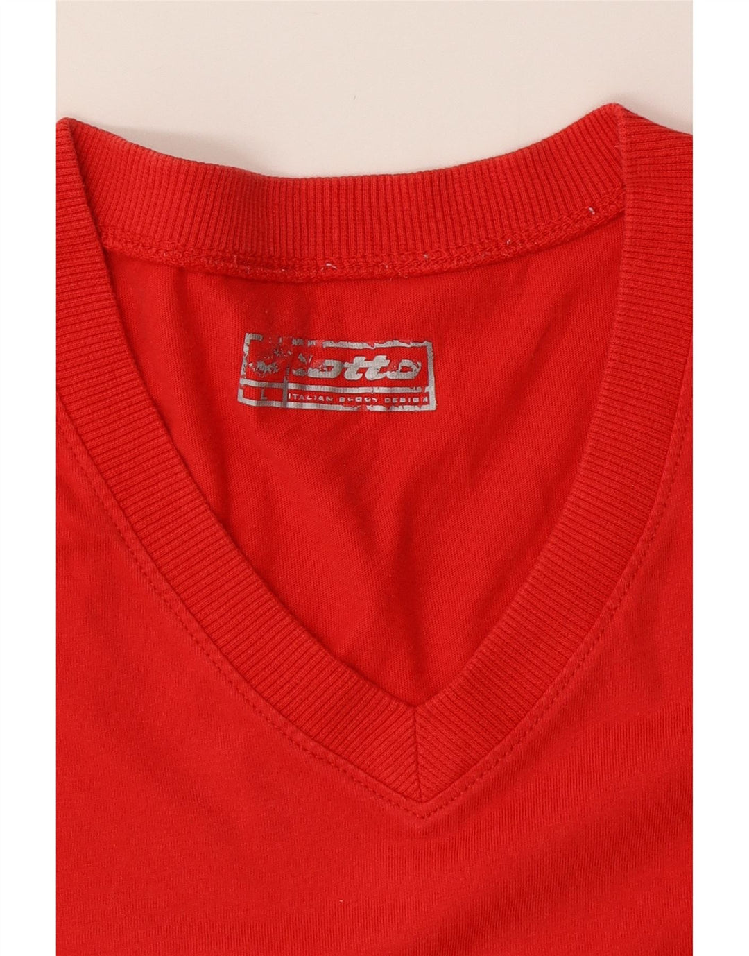 LOTTO Camiseta para hombre Top Large Rojo