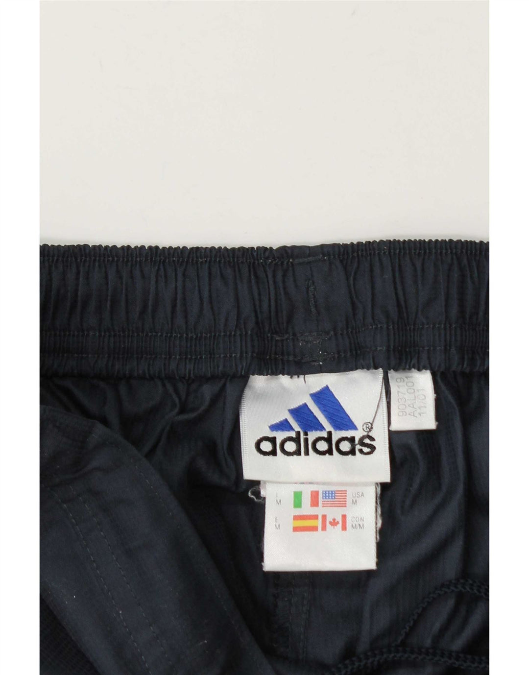 Pantalón De Chándal Adidas Hombre Medio Azul Marino Poliéster