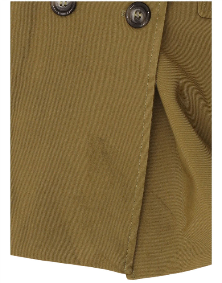 Anna Molinari Chaqueta tipo blazer con doble botonadura para mujer UK 10 Small Khaki