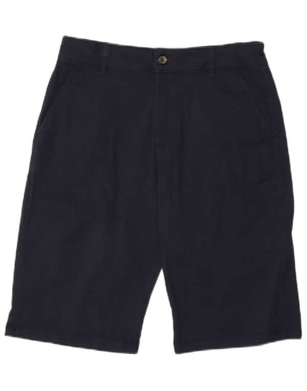 Marks & Spencer Pantalones cortos chinos para niños 13-14 años W28 Azul marino Algodón