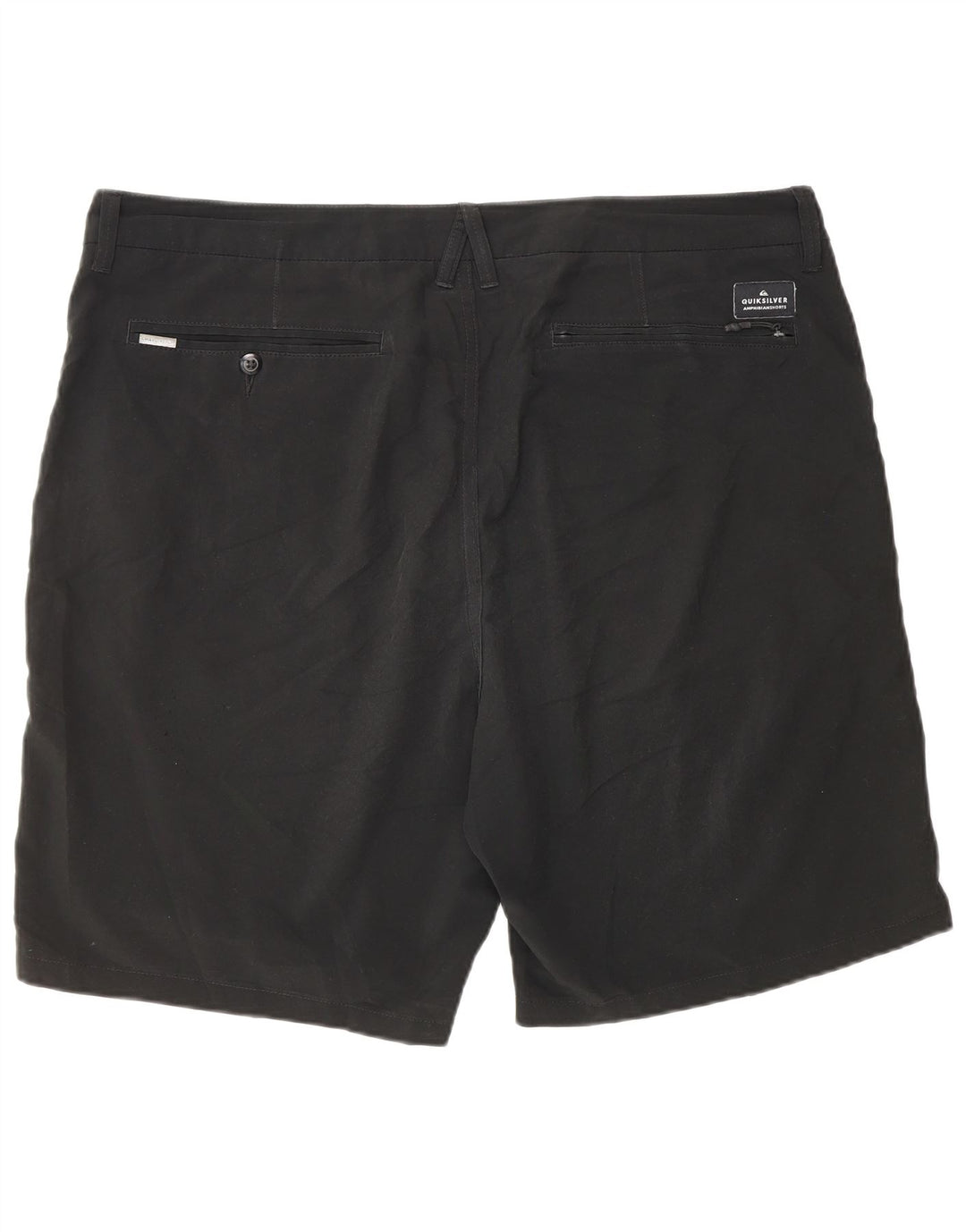 Pantalones cortos chinos Quiksilver para hombre W38 XL Poliéster negro