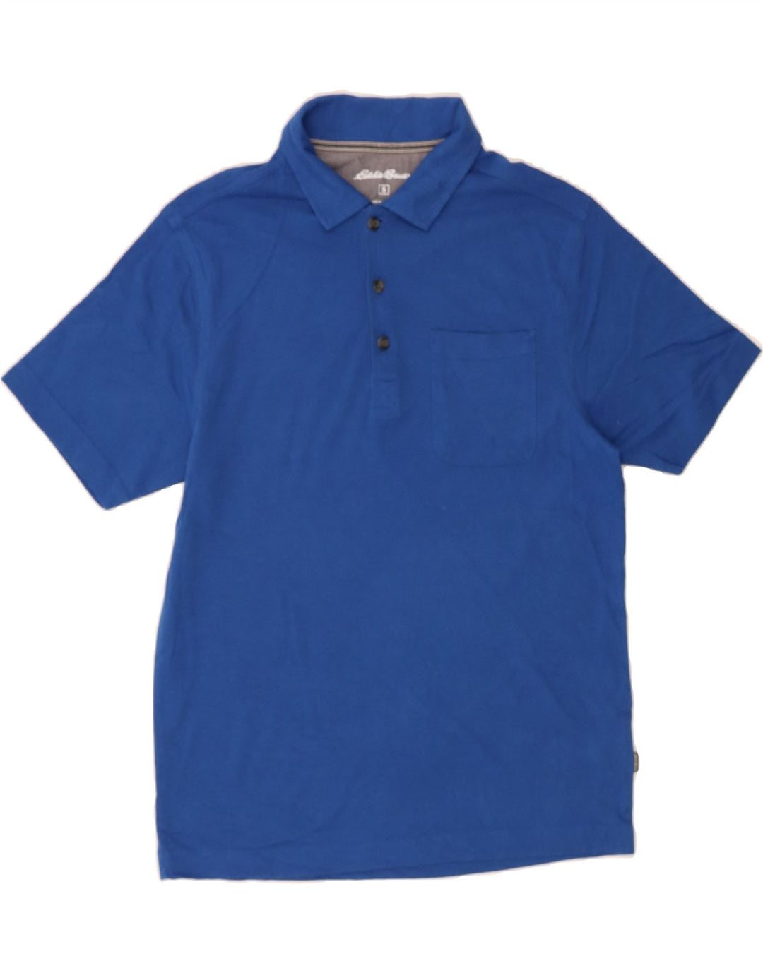 EDDIE BAUER Mens Polo Shirt Small Blue Cotton Vintage Eddie Bauer and Second-Hand Eddie Bauer from Messina Hembry 