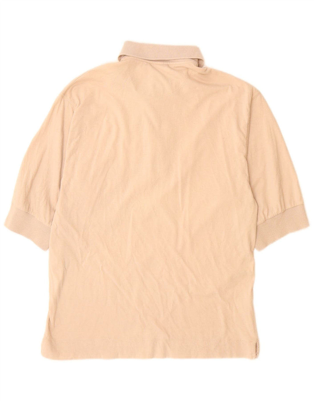 BENETTON Polo Hombre Algodón Beige Medio