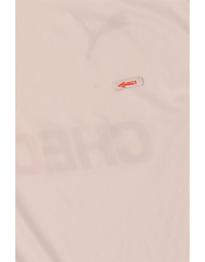Puma Camiseta Deutshland Graphic para hombre Top Small White Colourblock Poliéster