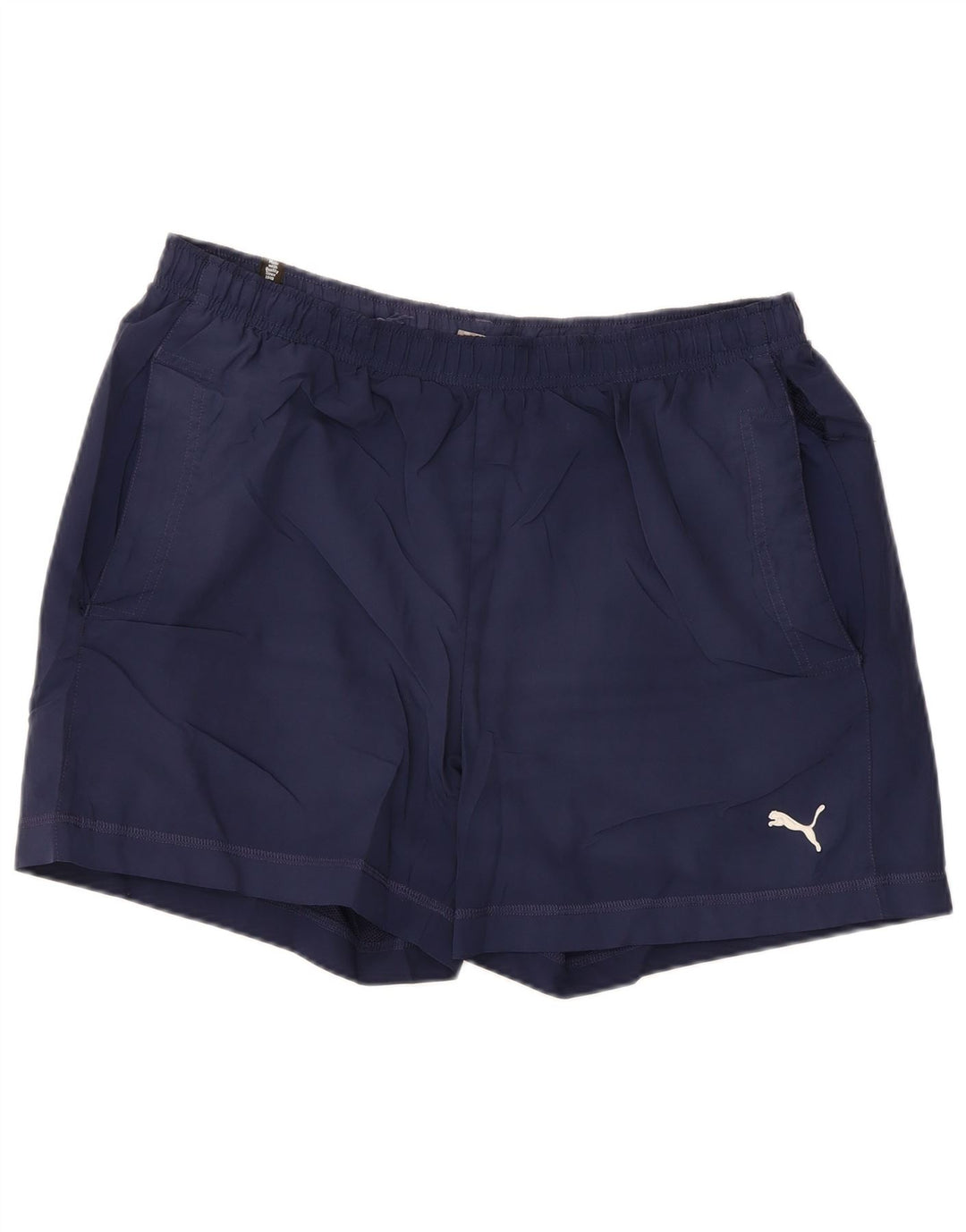 Puma - Pantalones cortos deportivos para hombre, talla grande, azul marino