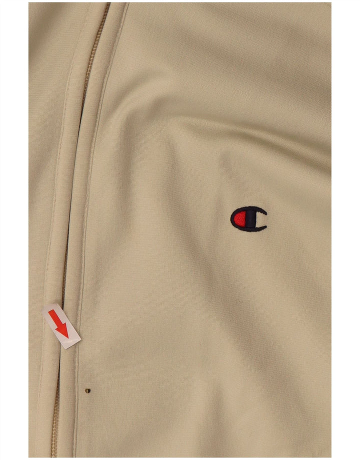 Champion Chaqueta de chándal holgada para hombre Poliéster beige medio